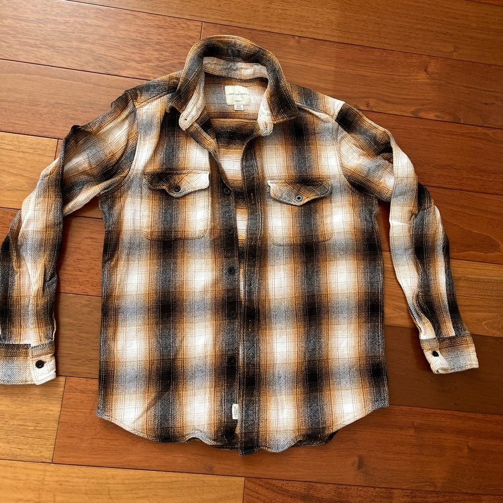 Men’s American Eagle Heavy Weight Button Down Flannel